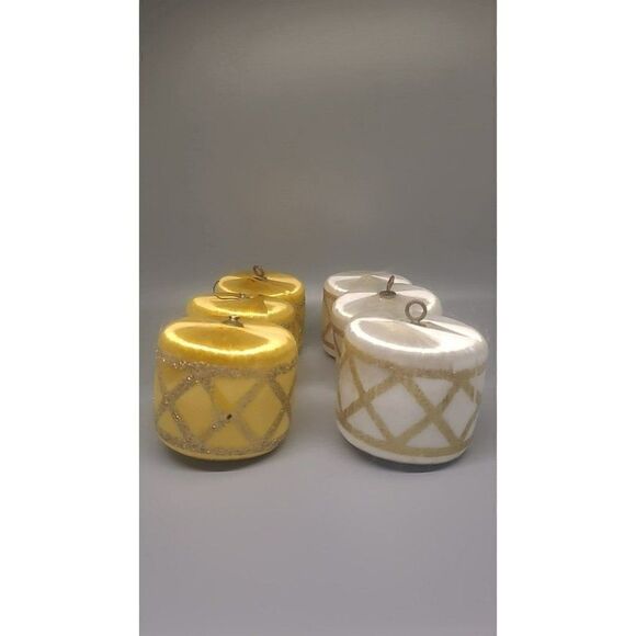 Lot of (10) Vintage Silk Thread Christmas Tree Ornaments - Picture 2 of 5